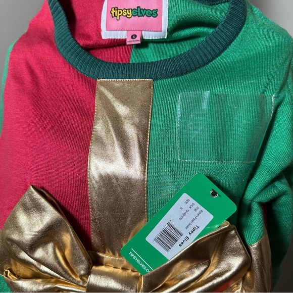 Tipsy Elves | Women’s Christmas Present Ugly Christmas Sweater | Size S | NWT - Picture 6 of 8
